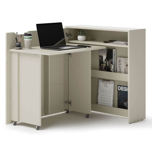 WORK CONCEPT SLIM CW-02L - biurko rozkładane - kaszmir
