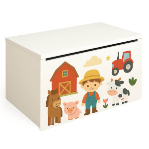 Pudełko na zabawki - mały farmer