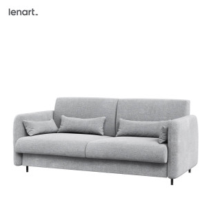 BED CONCEPT BC-35 - Sofa 180 do BC-13 - szary/front dąb artisan