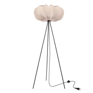 Lampa podłogowa CAFEE’ z abażurem beżowym frappe 52 cm