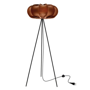 Lampa podłogowa CAFEE’ z abażurem brązowym mokka 52 cm