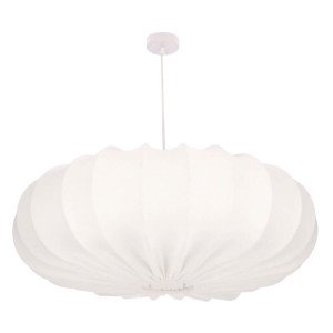 Lampa wisząca CAFEE' skandynawska - z abażurem kremowym latte 66cm