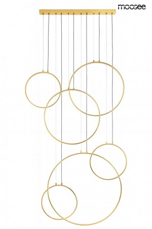 MOOSEE lampa wisząca CIRCULO SIX złota