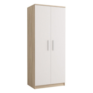 Szafa OMEGA III 2D-06 | Biały\Dąb Sonoma