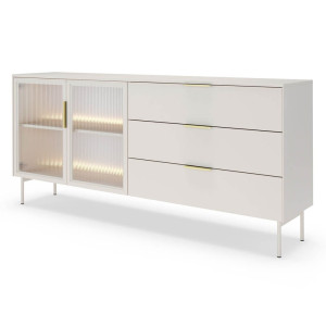 Komoda LUMI 2D3S + LED (C) | 181cm | Kaszmir