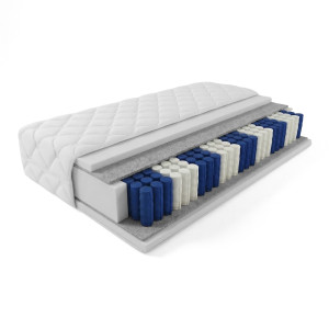 Materac kieszeniowy - model FORTE+ 160x200x19 tw. H3