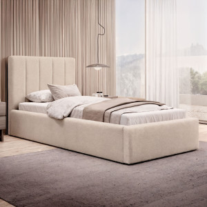 Łóżko tapicerowane z pojemnikiem SFG0116B P | 90x200 | Kolor do wyboru