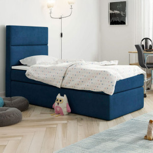 Łóżko kontynentalne z pojemnikiem MONACO MINI, materac | 100x200 | Kolor do wyboru