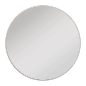 Lustro okrągłe OVALIO 701 | 100cm | Ramka beż piaskowy