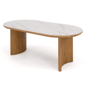 Stół drewniany AURA 180x90 blat ceramiczny