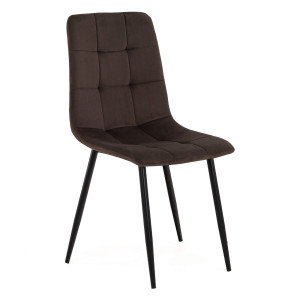 Krzesło brązowe DC-6402 welur #50