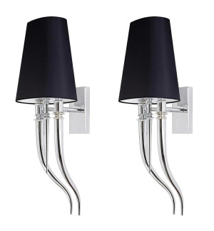 MOOSEE zestaw 2 sztuk lamp ściennych DEVIL WALL 1 czarny