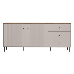 Komoda TIRAMISU 2D3S | Cashmere/Oak Antico