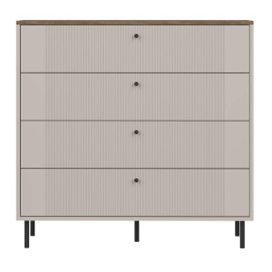 Komoda TIRAMISU 4S | Cashmere/Oak Antico