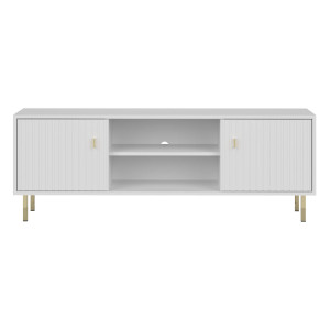Szafka RTV PIANO 2D | Biała