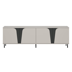Szafka RTV ASTORIX 4D | Cashmere/Graphite