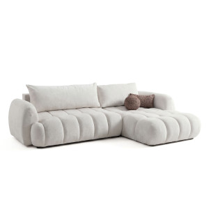 Narożnik rozkładany COCO 2 | Trenza 06 | Prawostronny | OUTLET