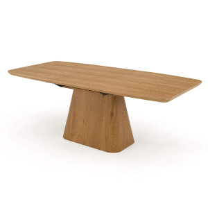 Stół drewniany rozkładany NELLY 160/210x95 Dąb natural | OUTLET