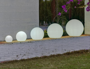 NEW GARDEN lampa ogrodowa BULY 40 SOLAR biała