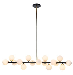 MOOSEE lampa wisząca COSMO LEVEL M - czarna, złota