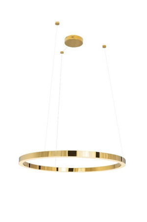 MOOSEE lampa wisząca RING LUXURY 90 złota - LED, chromowane złoto