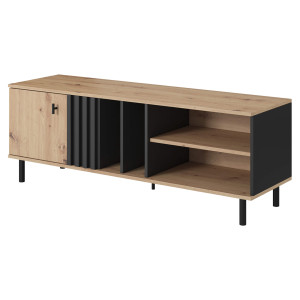 Stolik RTV 138 (C) MADIS Dąb artisan / antracyt