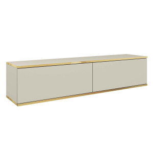 Szafka RTV ORO RTV135 Beżowa / Gładki front
