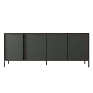 Komoda (E) LARS 203 4d antracyt
