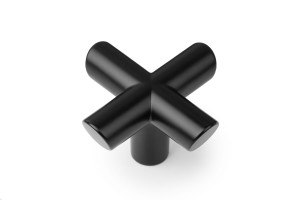 Gałka meblowa VIEFE EQUIS 0614 czarny mat 0614040ZM2