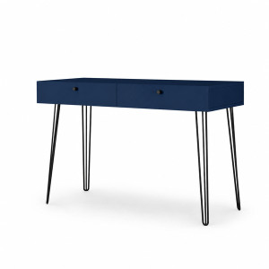 Biurko TUURI 2S 80-130 cm granatowy