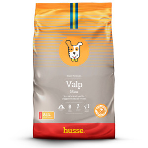 Karma dla Mopsa od Husse - Valp Mini - karma sucha dla szczeniąt ras małych 7kg