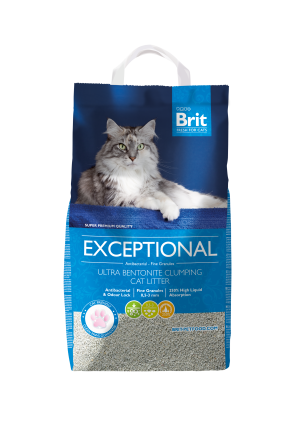 Brit Fresh Exceptional 5kg ultrabentonitowy zbrylający żwirek dla kotów