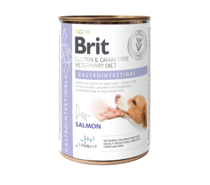 Brit Veterinary Diet Dog Gastrointestinal, łosoś, 400 g Dietetyczna karma dla psów z problemami przewodu pokarmowego