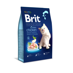 Brit Premium Cat Kitten, kurczak, 8 kg Pełnoporcjowa karma dla kociąt
