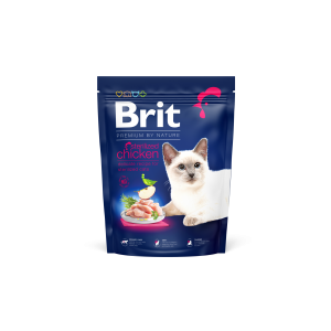 Brit Premium Cat Adult Sterilized, kurczak, 300 g Pełnoporcjowa karma dla dorosłych kotów sterylizowanych