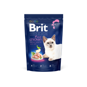 Brit Premium Cat Adult, kurczak, 1,5 kg Pełnoporcjowa karma dla dorosłych kotów