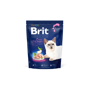 Brit Premium Cat Adult, kurczak, 300 g Pełnoporcjowa karma dla dorosłych kotów