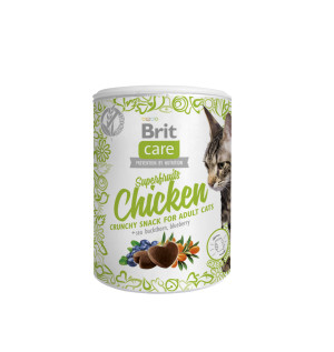 Brit Care Cat Snack Superfruits, kurczak, rokitnik i borówka amerykańska Przysmak dla dorosłych kotów