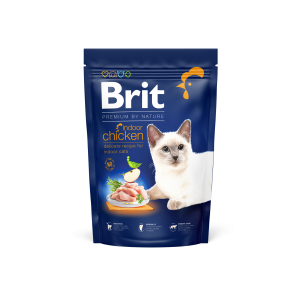 Brit Premium Cat Indoor, 1,5kg Pełnoporcjowa karma dla dorosłych kotów domowych