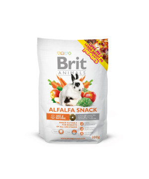 Brit Animals Alfaalfa Snack for Rodents, lucerna, 100 g Przekąska dla gryzoni i królików