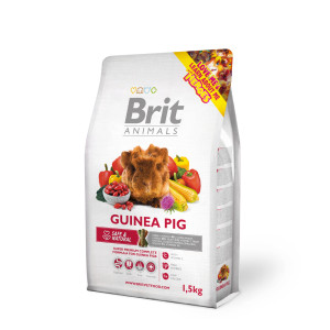 Brit Animals Guinea Pig Complete, lucerna, 1,5 kg Pełnoporcjowa karma w postaci granulatu dla świnek morskich