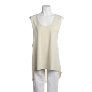 Varley Tops (creme, Gr. L) Polyester - gebraucht, Top mit länger geschnittener Rücken & weite Armausschnitte