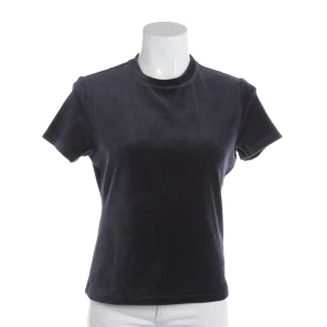 Theory T-Shirts (navy, Gr. M) Baumwolle - gebraucht, mit Samt-Optik & Velours-Finish