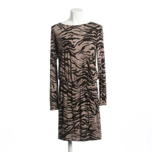Juvia Kleider (braun, Gr. S) Viskose - gebraucht, Damen Elastischer Taillenbund, Allover-Print