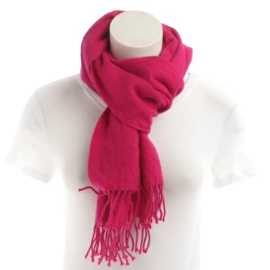 Missoni Schal (rosa) Wolle - gebraucht, Damen, mit Fransen am Saum & weiche Haptik