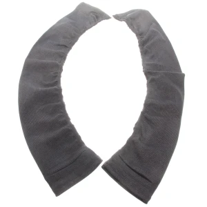 Alo Yoga Armstulpen (grau) Polyester - gebraucht, mit Rippstrick & Logo-Print