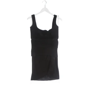 Blumarine Sets (schwarz, Gr. 34) Viskose - gebraucht, Zweiteiler mit Drapierung am Rock & breite Träger