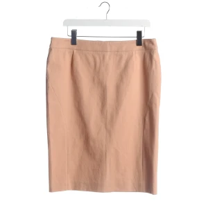 Dior Röcke (beige, Gr. 42) Baumwolle - gebraucht, Midirock mit Teilungsnähte & Bund