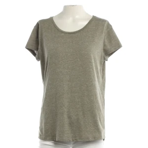 Closed T-Shirts (grün, Gr. L) Baumwolle - gebraucht, T-Shirt mit melierte Optik & Rundhalsausschnitt