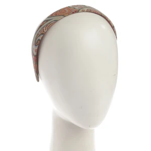 Etro Kosmetik (mehrfarbig) Baumwolle - gebraucht, Haarreifen mit Paisley-Muster & Mehrfarbig